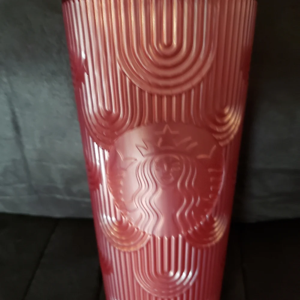 Starbucks pink iridescent
